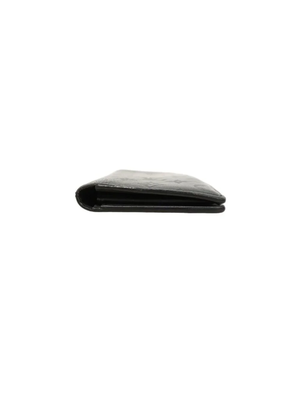 Louis Vuitton Wallet Monogram Shadow Portefeuille Brazza Black